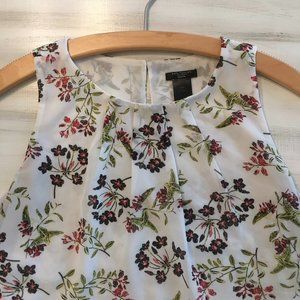 Ann Taylor Factory Blouse | Medium-Petite | Floral | Sleeveless